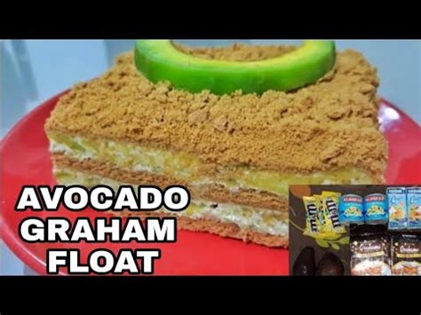 filipino avocado dessert|How to Make Avocado Graham Float .